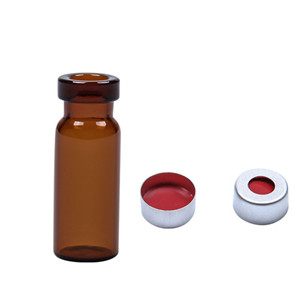  2ml amber crimp glass vials
